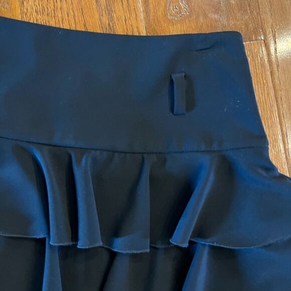 Express Design Studio black tiered mini skirt size 00 - Picture 2 of 8